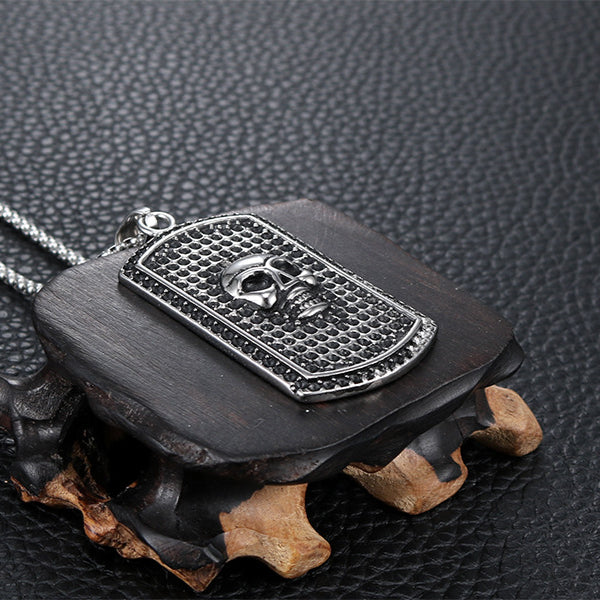 Bold Skull Titanium Steel Pendant - Personalized Retro Men's Jewelry