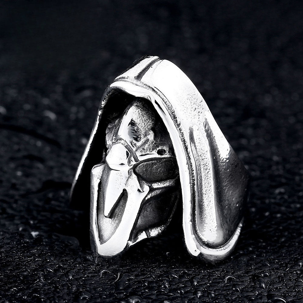 Personalized Men's Overwatch Reaper Ring - Stylish Titanium Steel Gaming Jewelry