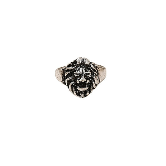 Vintage Lion Statement Ring - Exquisite Alloy Jewelry Piece for Women's Wholesale