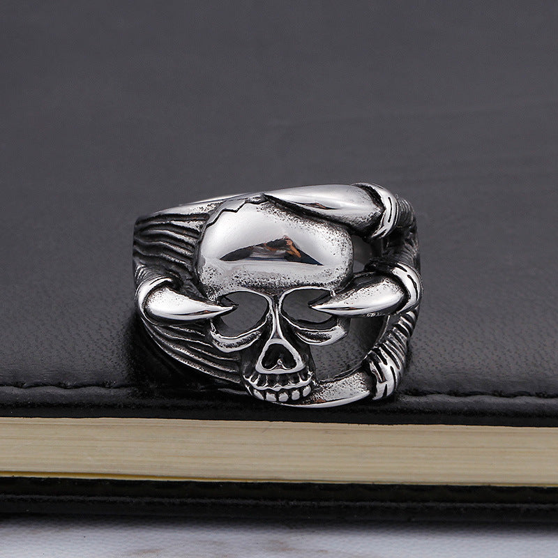 Men's Vintage Punk Skull and Devil Rings - Direct Factory Sales