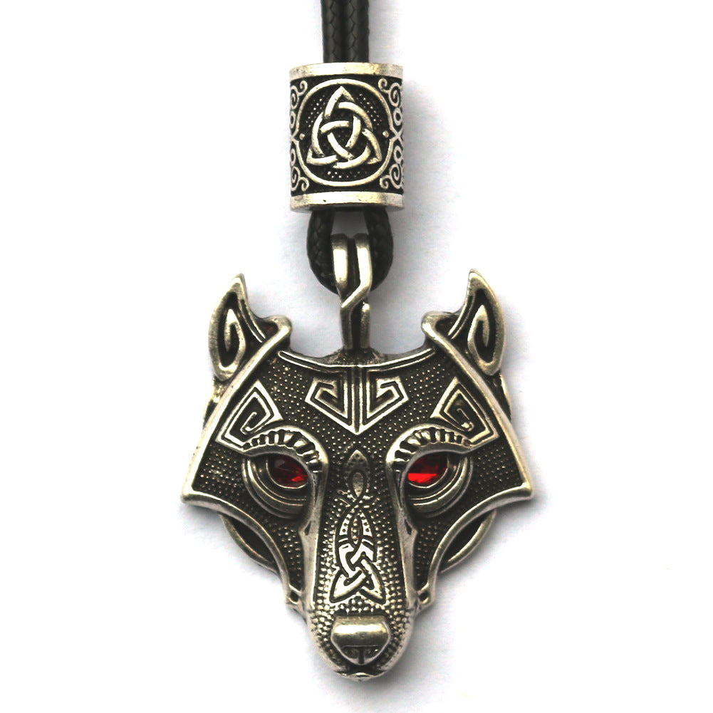 Norse Legacy Triangle Knot Pendant Necklace for Men