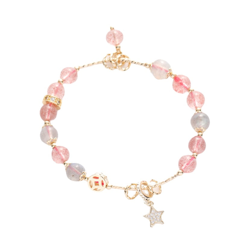 Fortune's Favor Crystal and Moonstone Bracelet in Sterling Silver