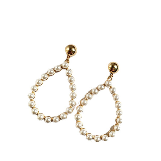 Simple Fashion Pearl Earrings - Vienna Verve Collection