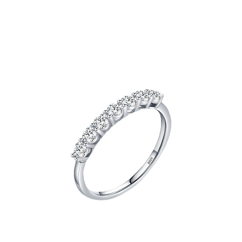 Zircon Sterling Silver Index Finger Ring