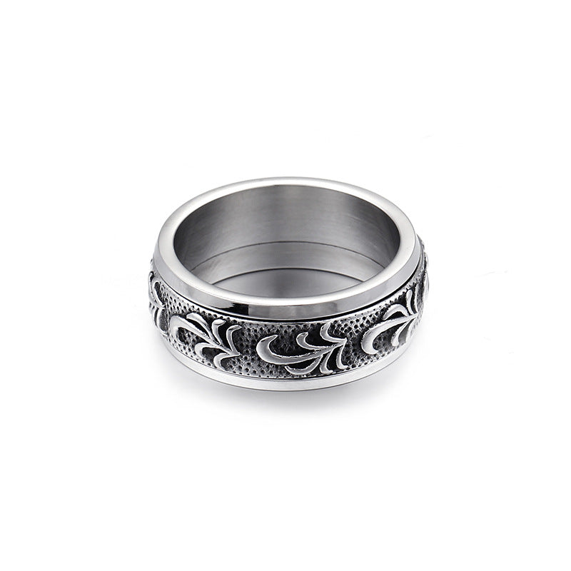 Men's Personalized Titanium Steel Rings - Stylish Jewelry Wholesale for Everyday Wear