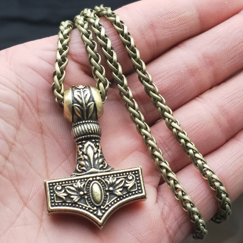 Norse Legacy Thor's Hammer Necklace - Men's European and American Jewelry