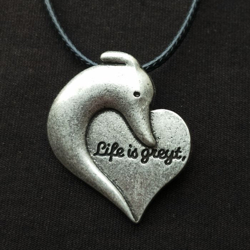 Exclusive Men's Love Dog Necklace - Greyt Pendant for Valentine's Day