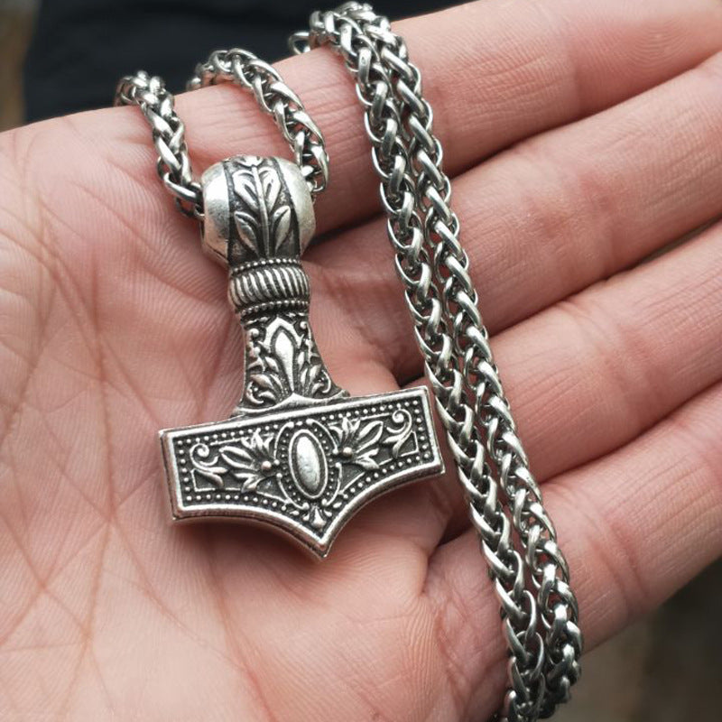 Norse Legacy Thor's Hammer Necklace - Men's European and American Jewelry