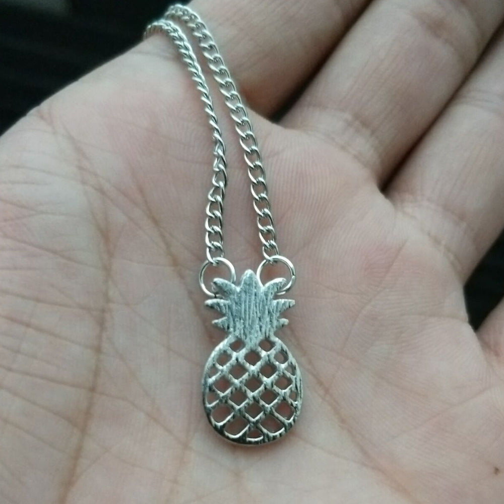 Trendy Pineapple Pendant Necklace - Unique Fashion Jewelry for Retailers and Personalized Gifts