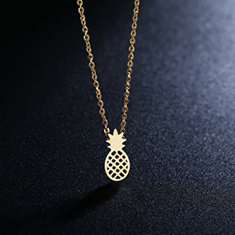 Trendy Pineapple Pendant Necklace - Unique Fashion Jewelry for Retailers and Personalized Gifts