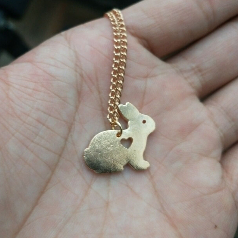 Fashionable Silver Plated Rabbit Pendant Necklace - Manufacturer Direct Sale