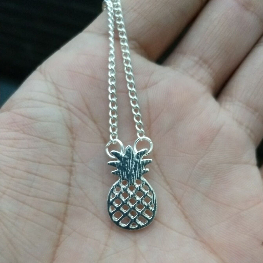 Trendy Pineapple Pendant Necklace - Unique Fashion Jewelry for Retailers and Personalized Gifts