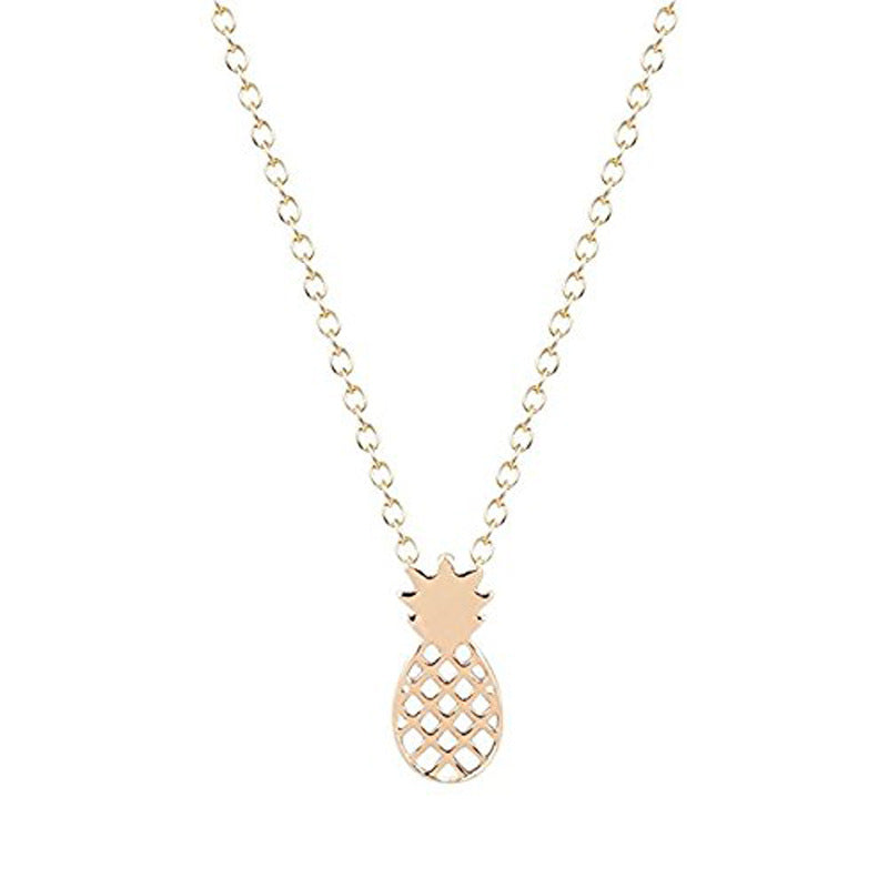 Trendy Pineapple Pendant Necklace - Unique Fashion Jewelry for Retailers and Personalized Gifts