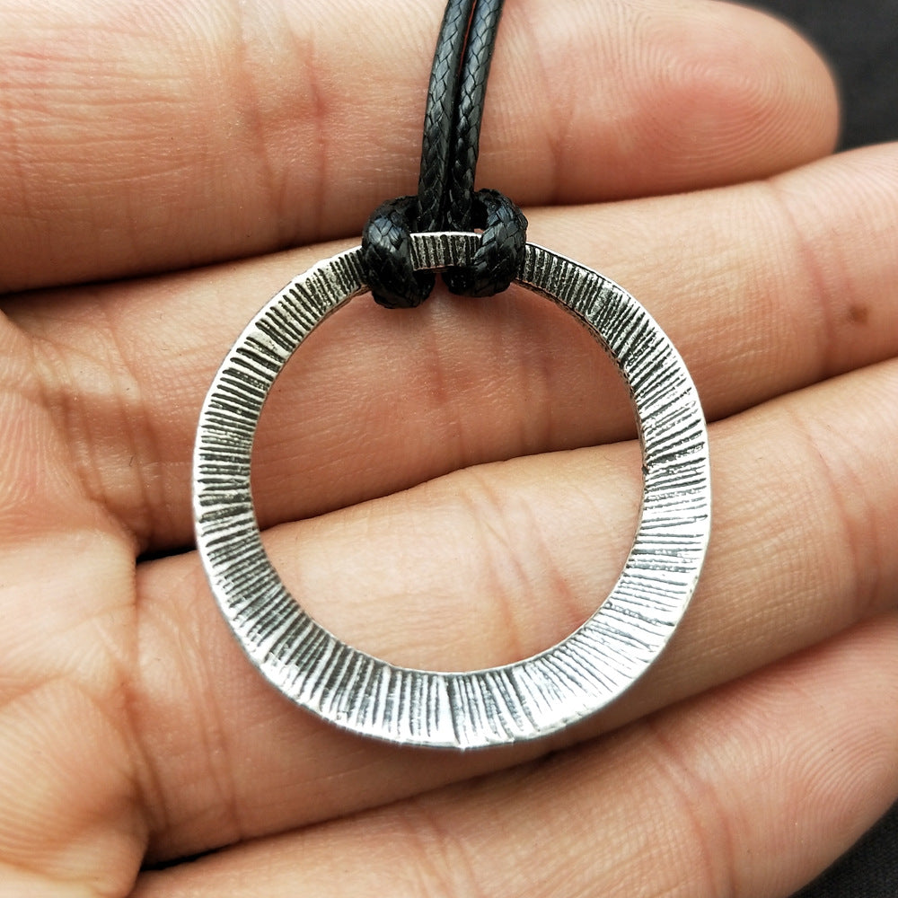 Elder Luna Rune Viking Necklace - Unique Norse Legacy Design