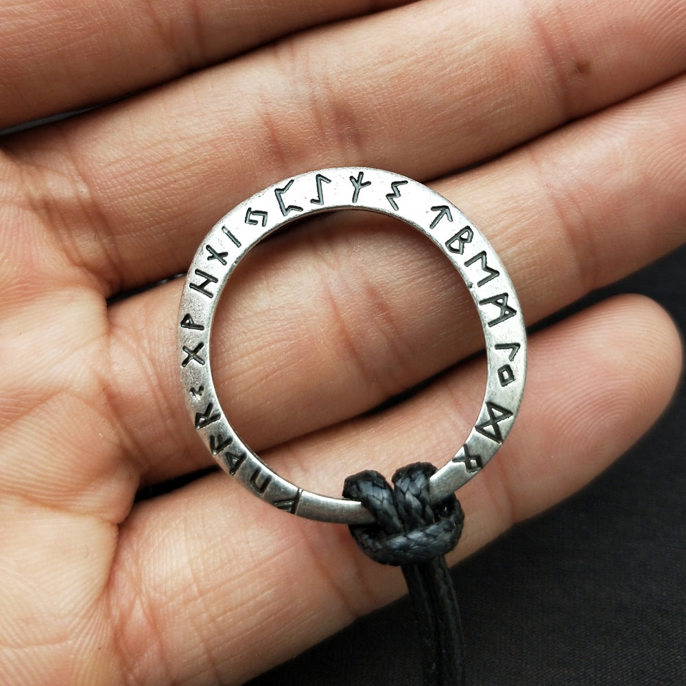 Elder Luna Rune Viking Necklace - Unique Norse Legacy Design