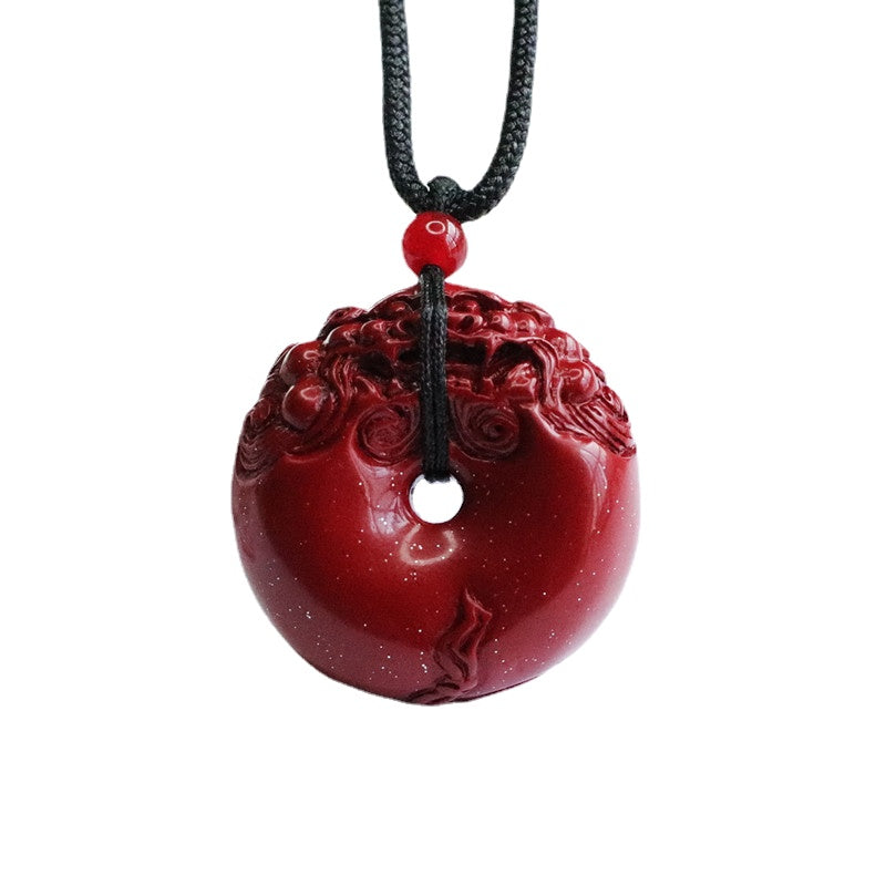 Pixiu Cinnabar Prosperity Pendant