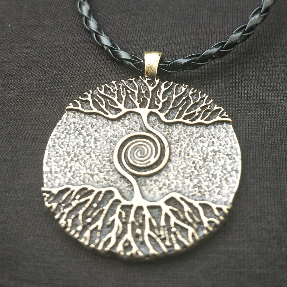 Viking World Tree Necklace - Norse Legacy Hipster Jewelry for Men