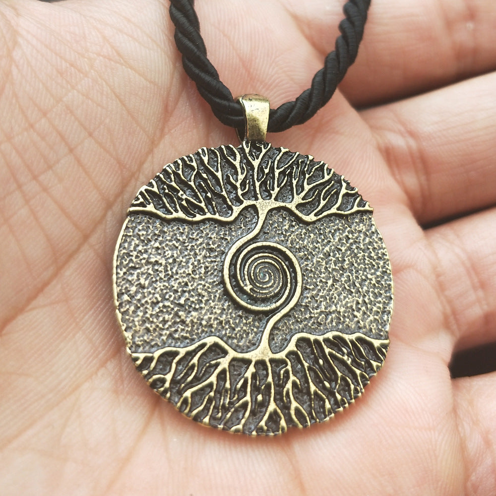 Viking World Tree Necklace - Norse Legacy Hipster Jewelry for Men