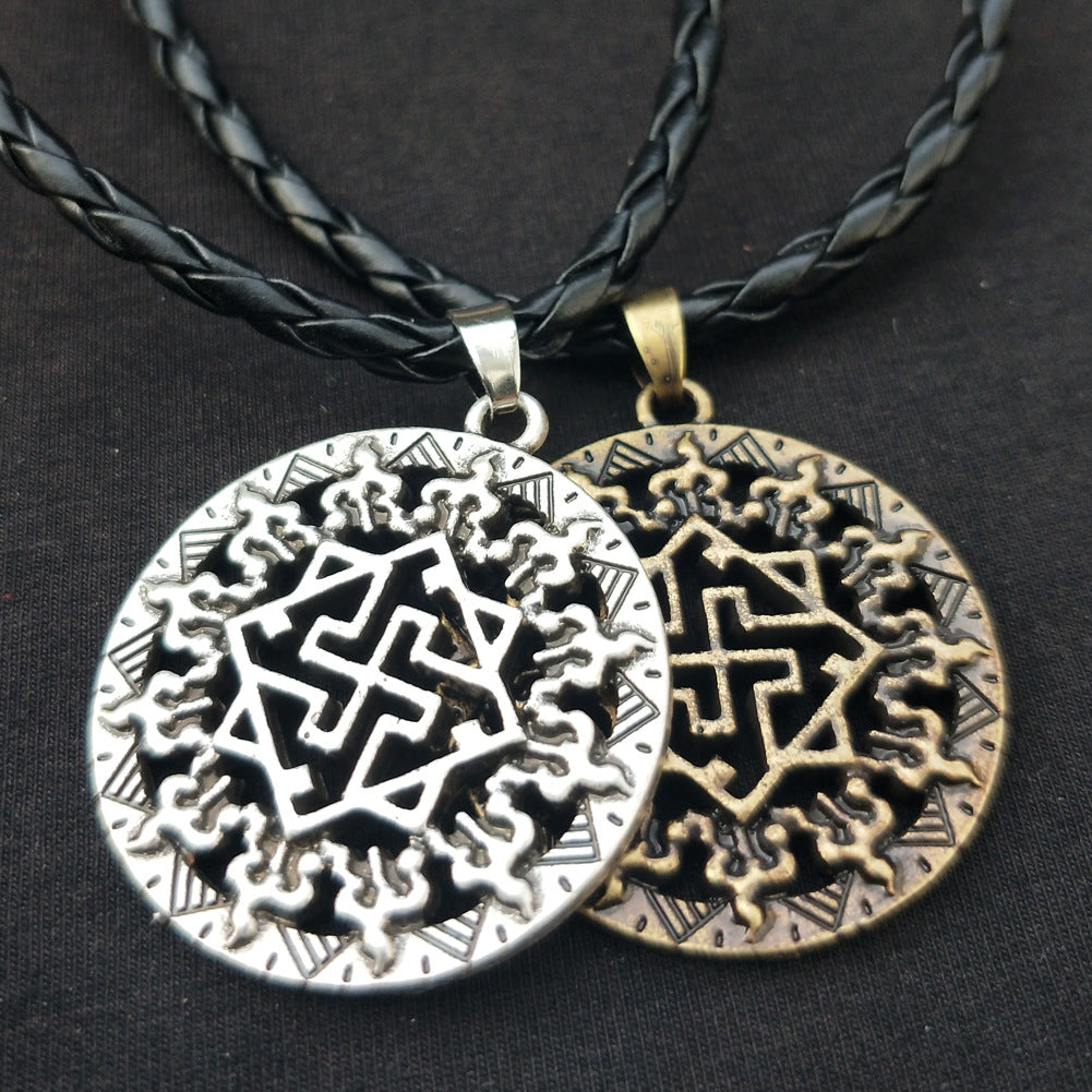 Mystic Norse Heritage Necklace with Warrior Symbol