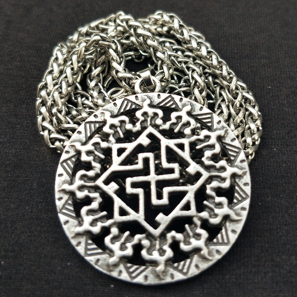 Viking Warrior Symbol Necklace - Norse Legacy Collection