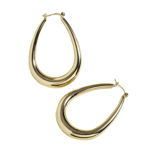 Minimalist Water Drop Alloy Earrings - Vienna Verve Collection