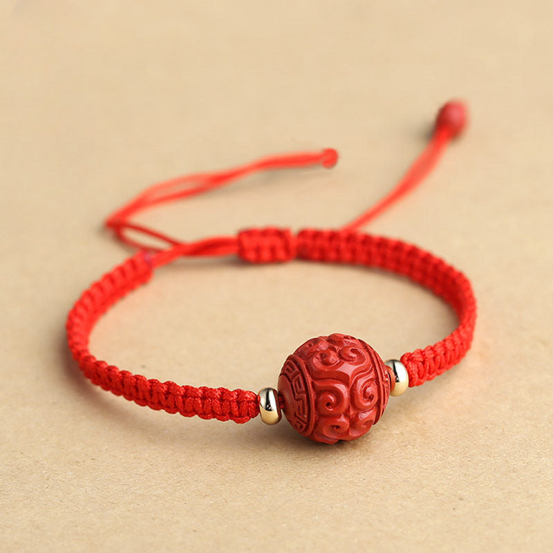 Vermilion Sand Auspicious Cloudscape Pattern Sterling Silver Bracelet