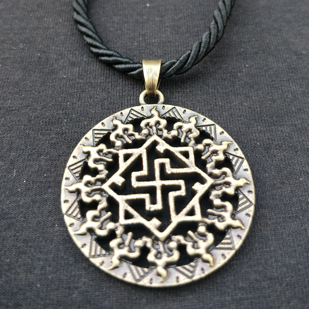 Mystic Norse Heritage Necklace with Warrior Symbol