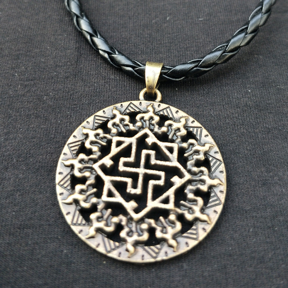 Mystic Norse Heritage Necklace with Warrior Symbol