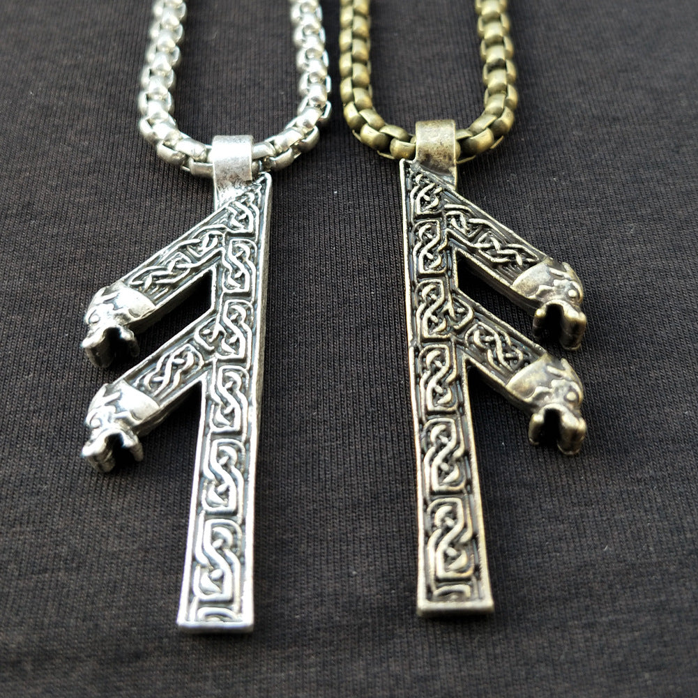 Viking Rune Necklace - Norse Legacy Collection