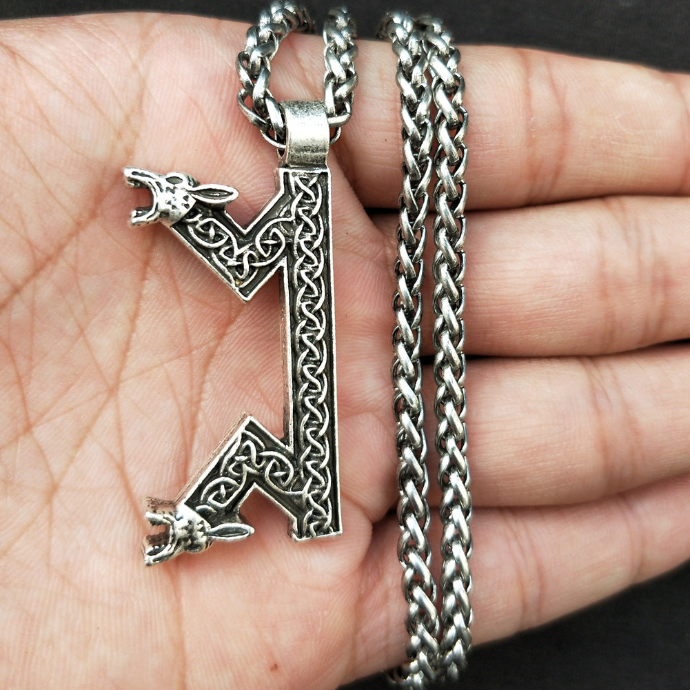 Elder Rune Viking Necklace - Norse Legacy Collection