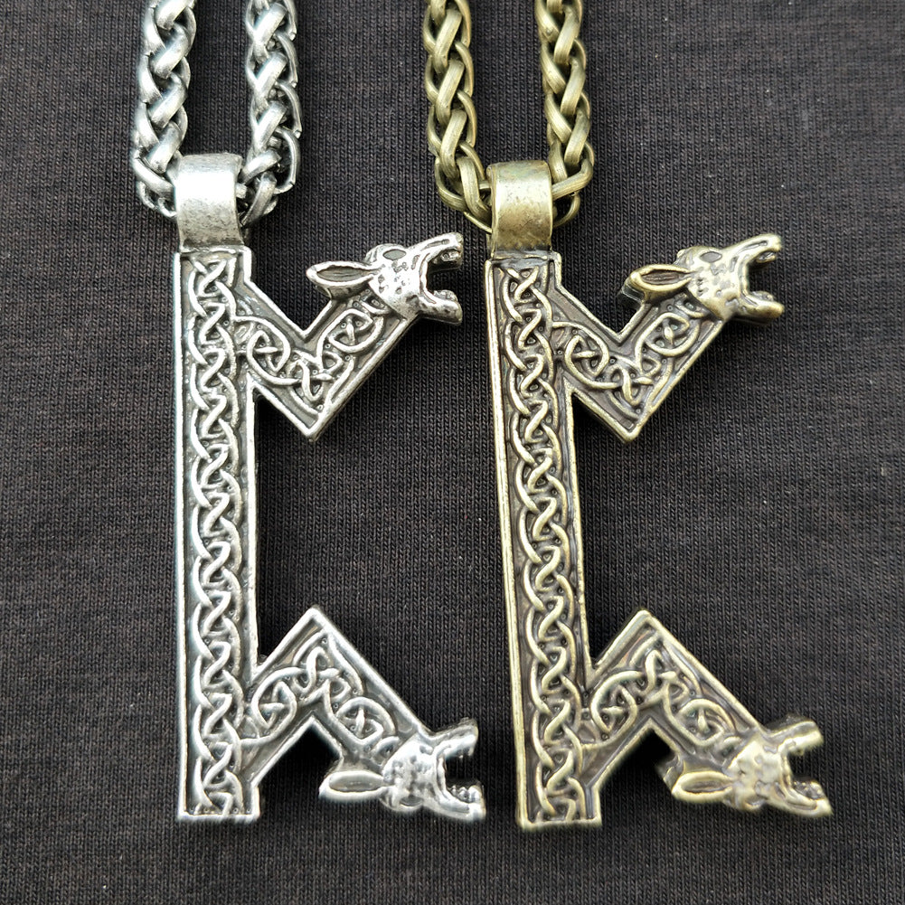 Elder Rune Viking Necklace - Norse Legacy Collection