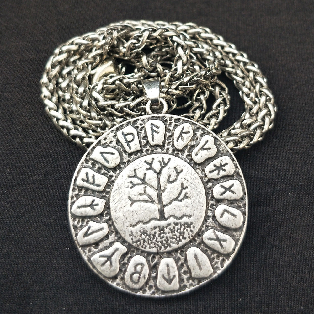 Norse Legacy Necklace - Viking Rune and World Tree Jewelry