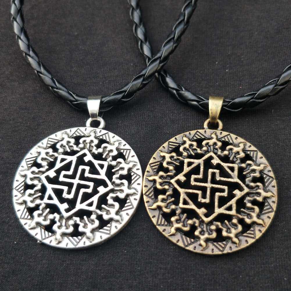 Mystic Norse Heritage Necklace with Warrior Symbol