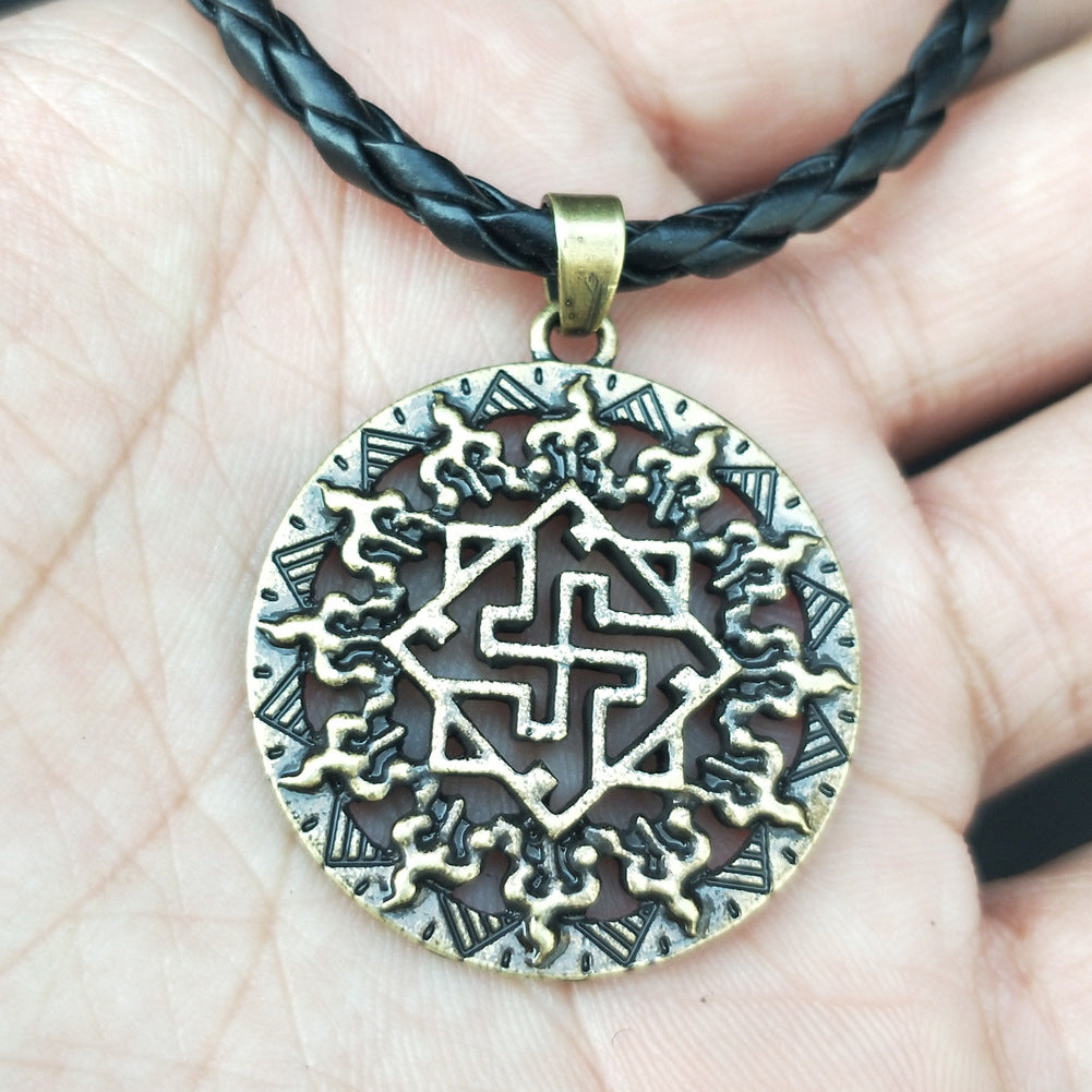 Mystic Norse Heritage Necklace with Warrior Symbol