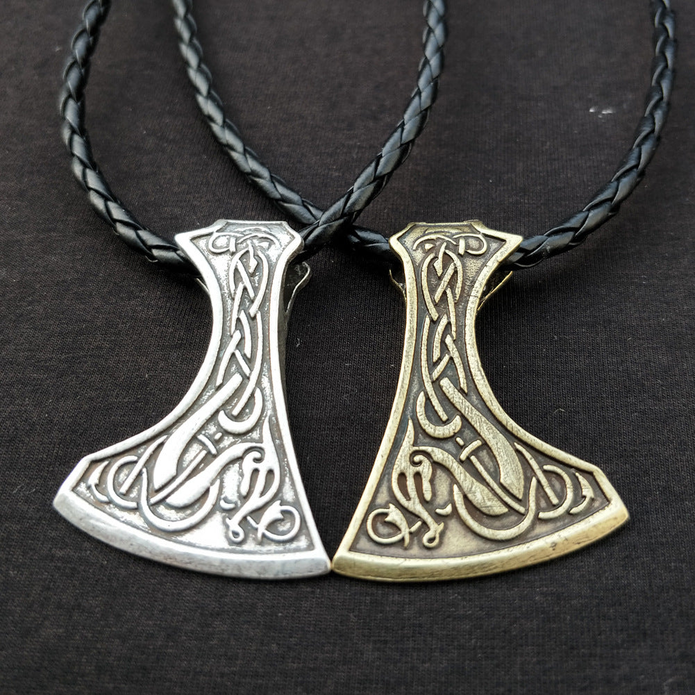 Foreign Trade Viking Series Gothic Hammer Pendant Necklace - Men's Wholesale Jewelry