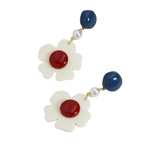 Summer Blossom Acrylic Earrings - Vienna Verve Collection