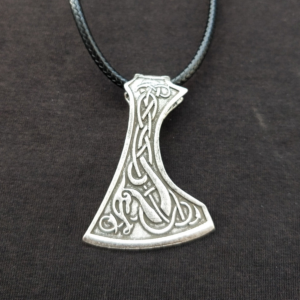 Foreign Trade Viking Series Gothic Hammer Pendant Necklace - Men's Wholesale Jewelry