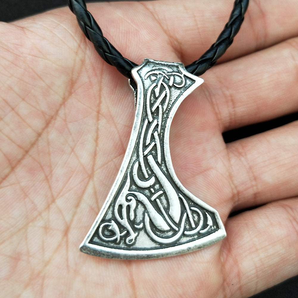 Foreign Trade Viking Series Gothic Hammer Pendant Necklace - Men's Wholesale Jewelry