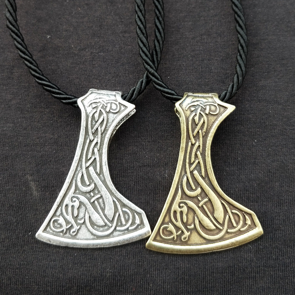 Foreign Trade Viking Series Gothic Hammer Pendant Necklace - Men's Wholesale Jewelry