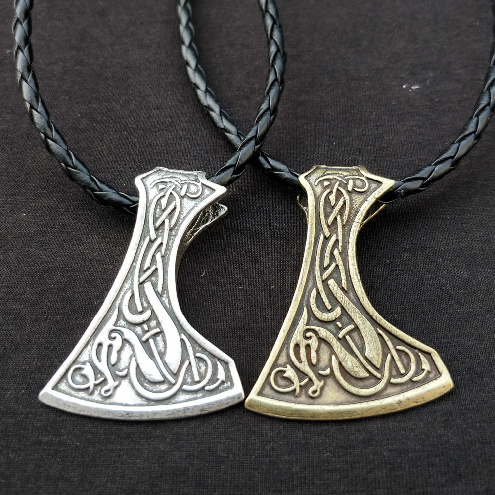 Foreign Trade Viking Series Gothic Hammer Pendant Necklace - Men's Wholesale Jewelry