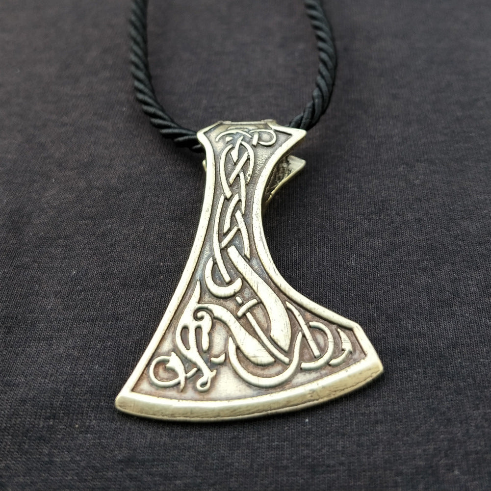 Foreign Trade Viking Series Gothic Hammer Pendant Necklace - Men's Wholesale Jewelry