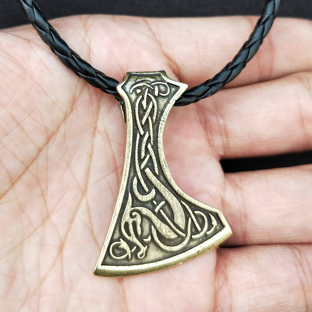 Foreign Trade Viking Series Gothic Hammer Pendant Necklace - Men's Wholesale Jewelry