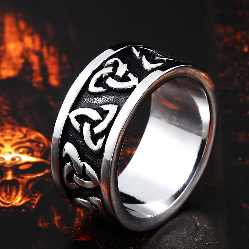 Men's Premium Viking Celtic Festival Ring - Nordic Inspired Jewelry