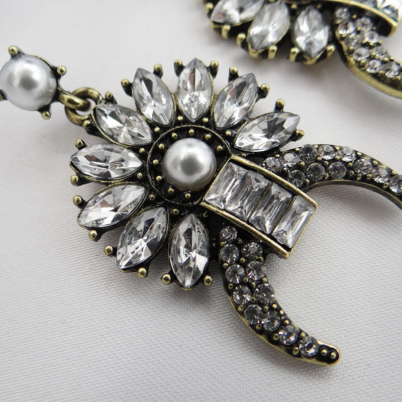 Opulent European-Inspired Retro Earrings in Vienna Verve Collection