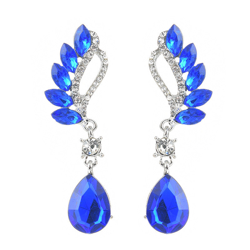 Vienna Verve Crystal Drop Bridal Earrings