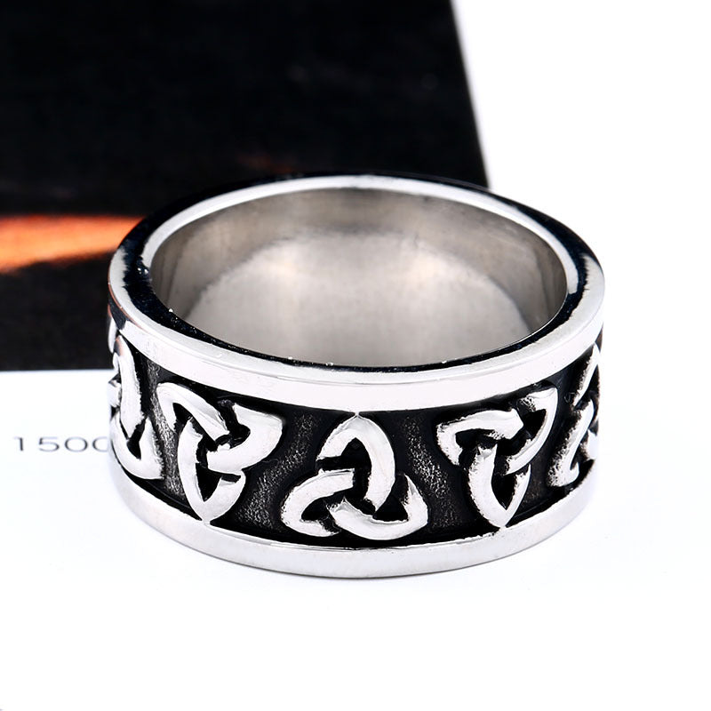 Men's Premium Viking Celtic Festival Ring - Nordic Inspired Jewelry