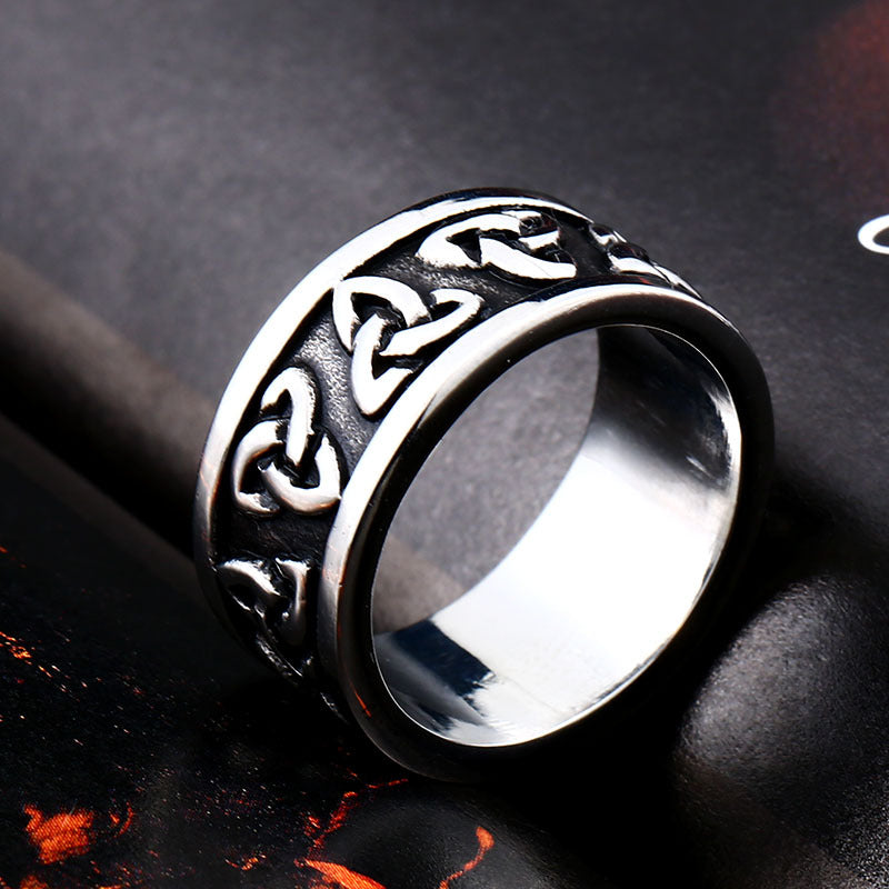 Men's Premium Viking Celtic Festival Ring - Nordic Inspired Jewelry