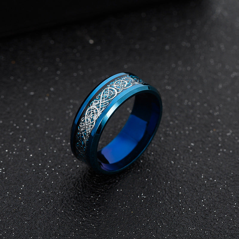 Stainless Steel Dragon Men's Ring - Everyday Genie Collection