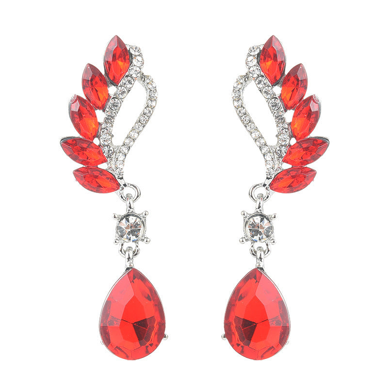 Vienna Verve Crystal Drop Bridal Earrings