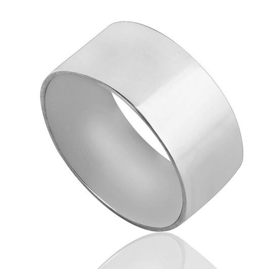 Titanium Steel Glossy Punk Rock Ring for Men - Direct from Manufacturer